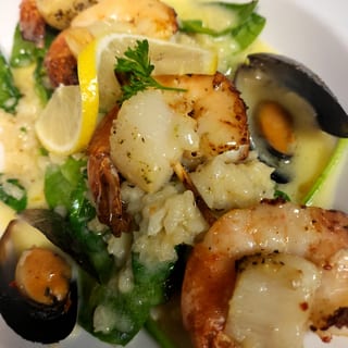 shrimp and scallop risotto