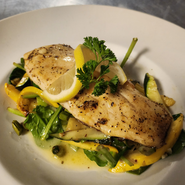 L:Lemon Pepper Snapper.